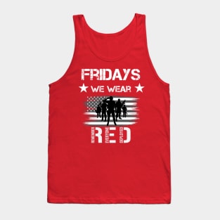 Fridays We Wear Red Tank Top